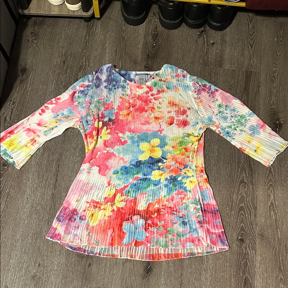 Koret Multicolor Floral Blouse